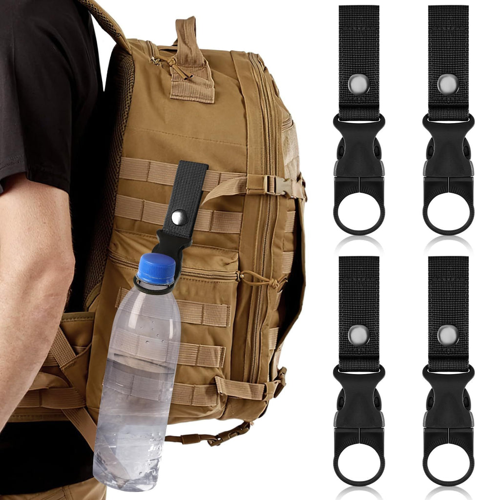 Plastic Bottle Holder Carabiner 4pcs Plastic Bottle Hook Portable Bottle Holder Plastic Bottle Carabiner Mountaineering Outdoor,132-8324-TJ