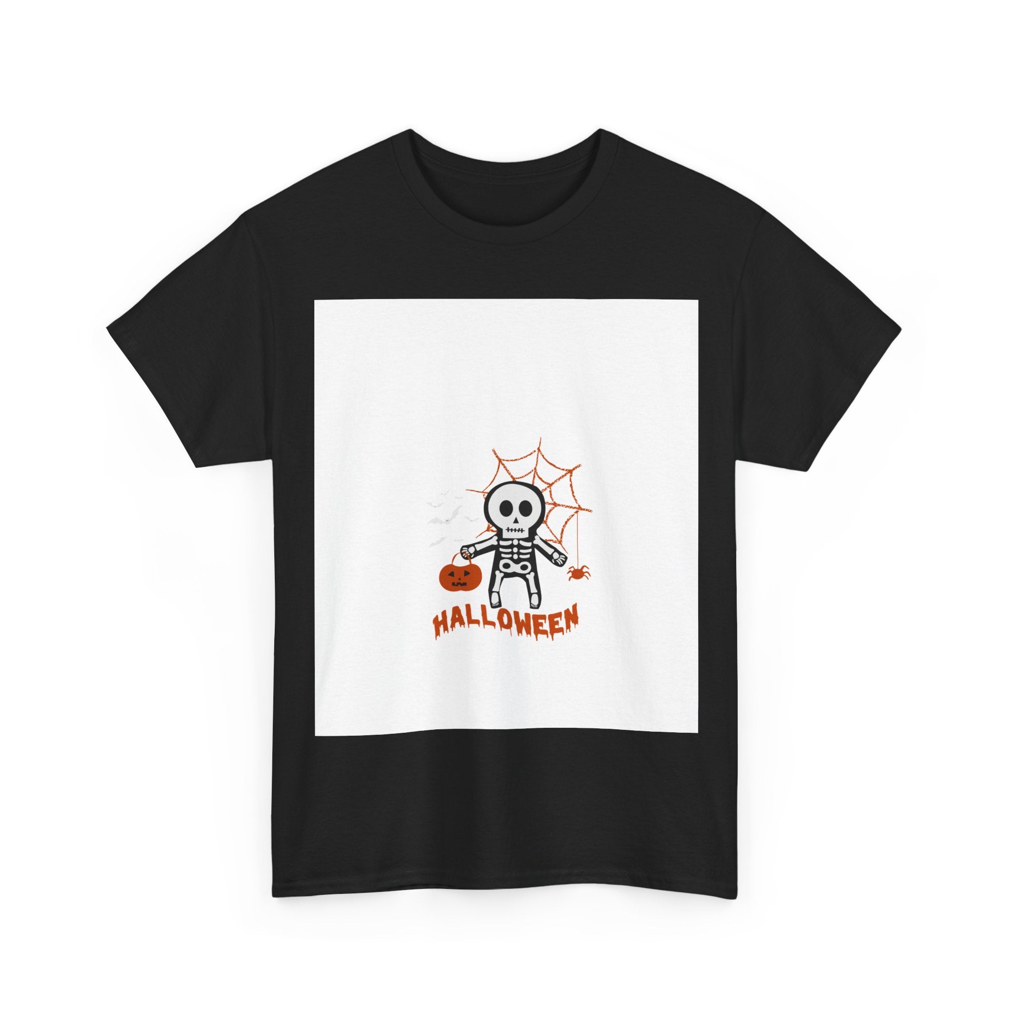 Halloween Skeleton Tee, Spooky T-Shirt for Fall, Unisex Cotton Shirt, Kids and Adults, Halloween Costume, Trick or Treat Outfit, [...]